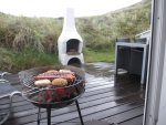 Das letzte Grillen dann leider bei einem Schauer...